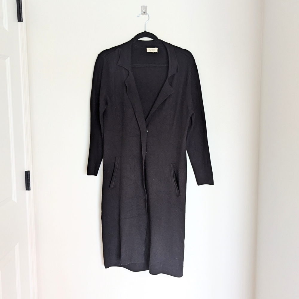 Roolee Black Knit Cardigan